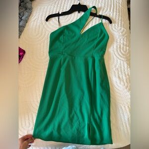 Green Women’s Sleeveless V-Neck Dress